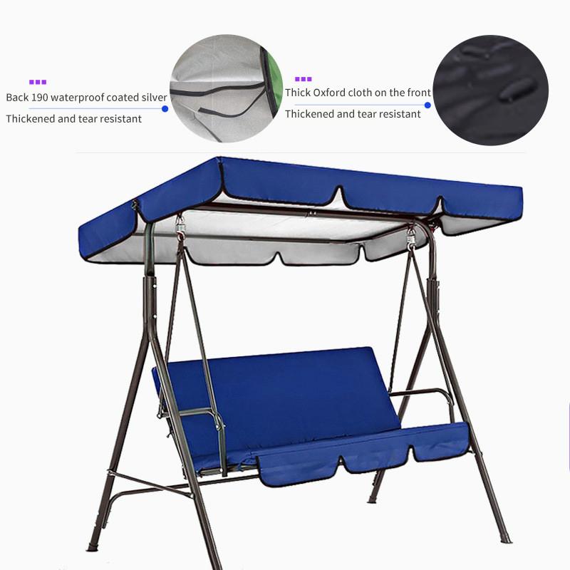Funda impermeable para silla colgante de jardín o patio, protección solar, funda antipolvo para columpio, toldo exterior para columpio.