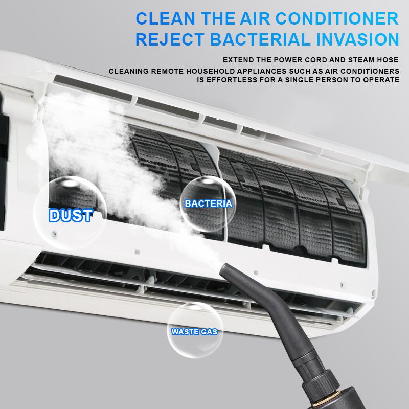 Limpiador a vapor portátil de mano para coche y cocina, 1 juego de limpiador a vapor de alta temperatura y presión para coche, herramientas de limpieza a vapor para coches, máquina de limpieza de coches, accesorios de limpieza de coches, accesorios de lav