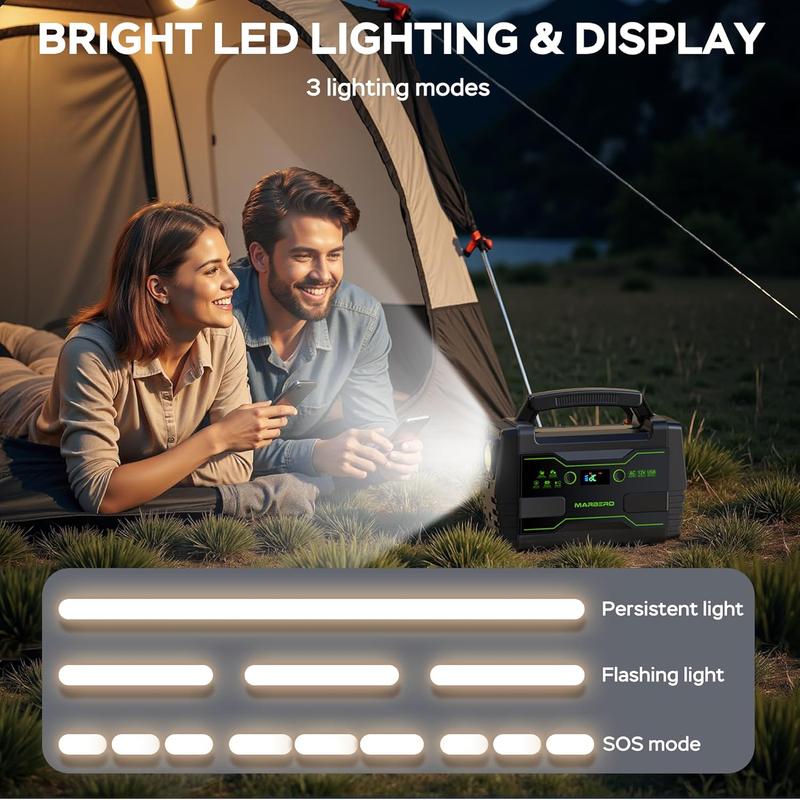 Generador solar de 155 Wh con panel solar de 30 W, estación de energía portátil con 2 tomas de corriente alterna de 100 W (pico de 150 W), 7 puertos de salida, linterna integrada para acampada, hogar y apagones, batería de alta capacidad y batería recarga