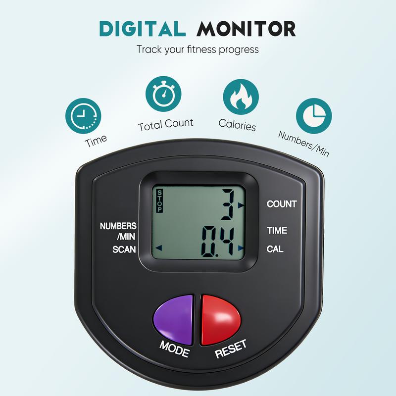Máquina de remo para glúteos y piernas con pantalla LCD, plegable y con asistencia para sentadillas – Resistencia ajustable para un entrenamiento corporal completo en casa – Equipo de ejercicio compacto