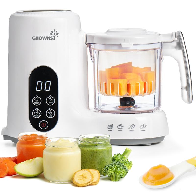 Máquina para preparar comida para bebés con cesta de vapor, One Step Baby F