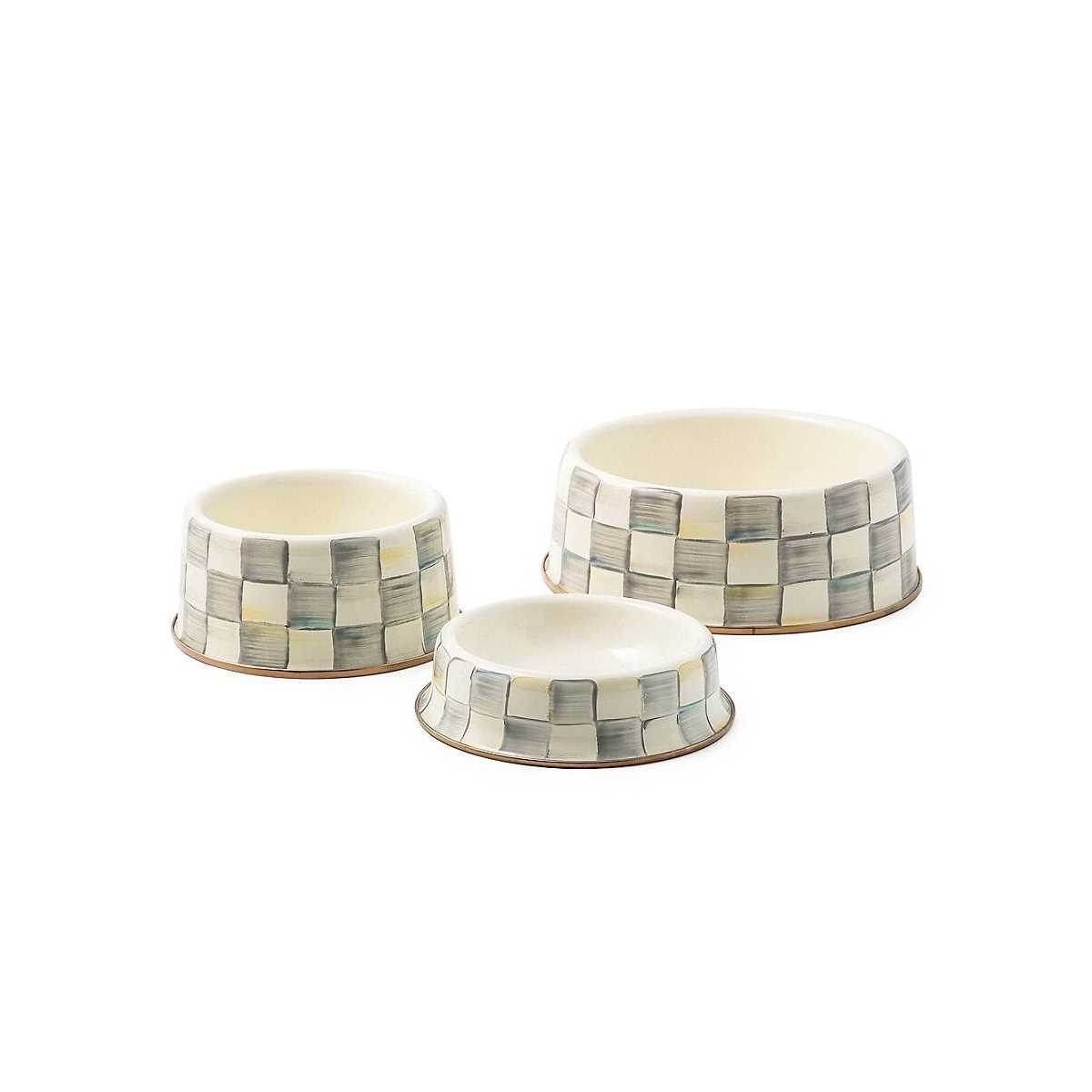 MacKenzie-Childs Check Pet Dish - Pet Supplies online store