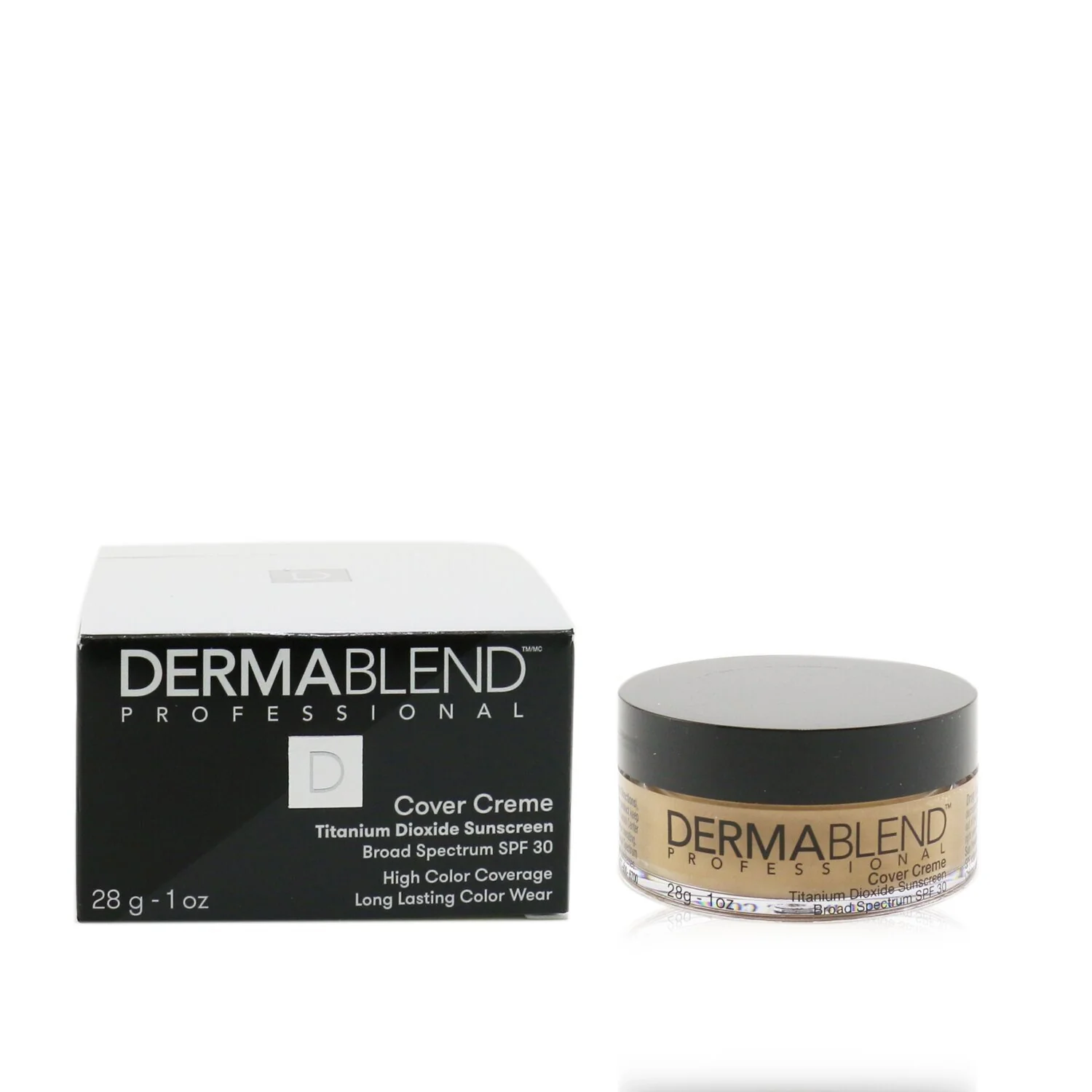 Dermablend Cover Creme Broad Spectrum SPF 30 (High Color Coverage) - Cool Beige  28g/1oz