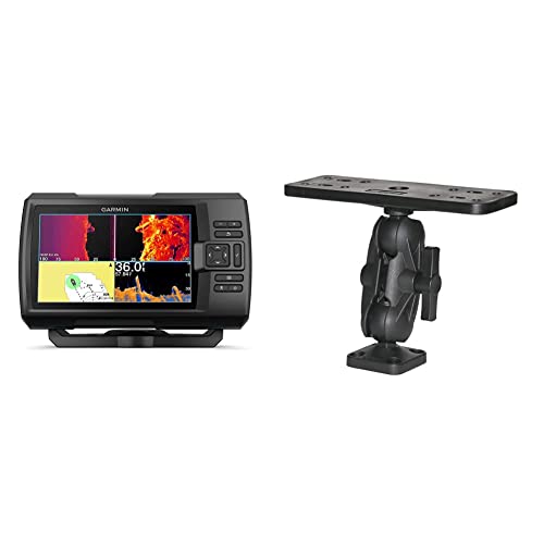 Garmin 010-02550-00 Striker Vivid 4cv, Easy-to-Use 4-inch Color Fishfinder and Sonar Transducer, Vivid Scanning Color Palettes