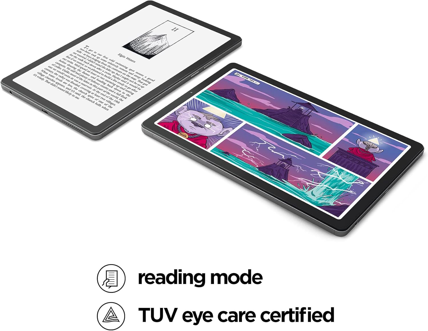 Lenovo Tab M9-2023 - Tablet - Long Battery Life - 9" HD - Front 2MP & Rear 8MP Camera - 3GB Memory - 32GB Storage - Android 12 or Later - Folio Case Included,Gray