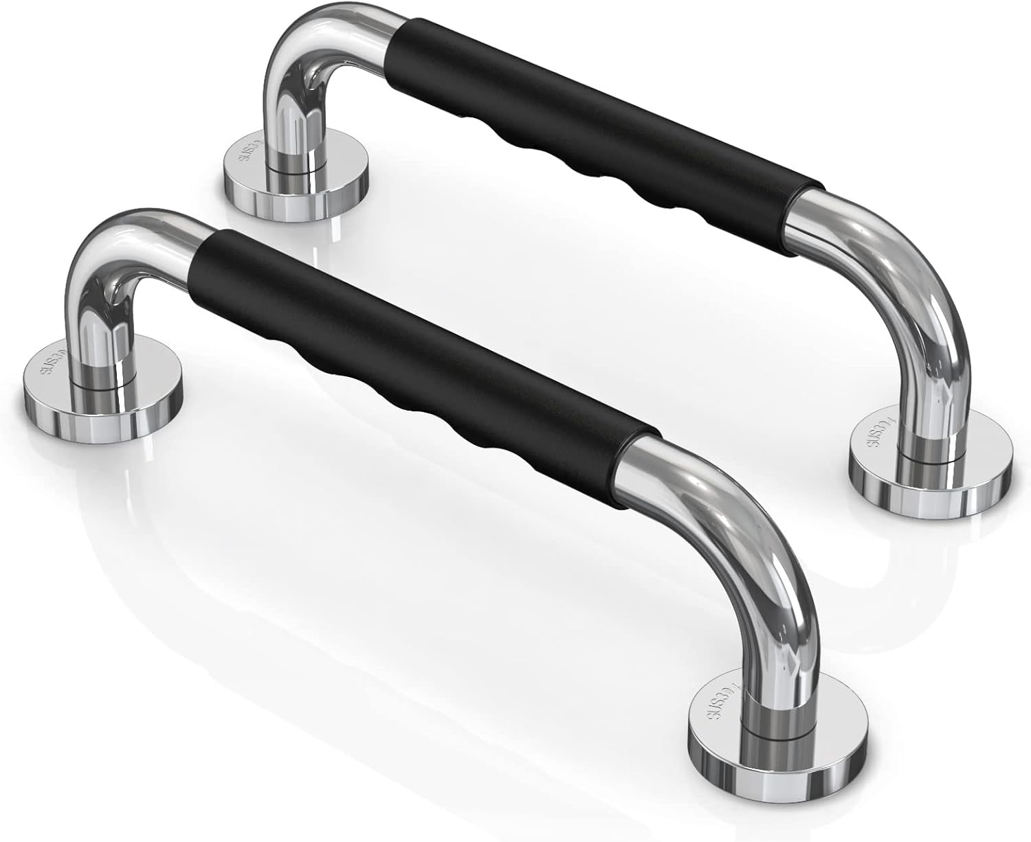 Grab Bars for Bathtubs and Showers,Bathroom Safety Grab Bars for The Elderly,Stainless Steel Handicap Grab Bars (16 Inch (Pack of 2))
