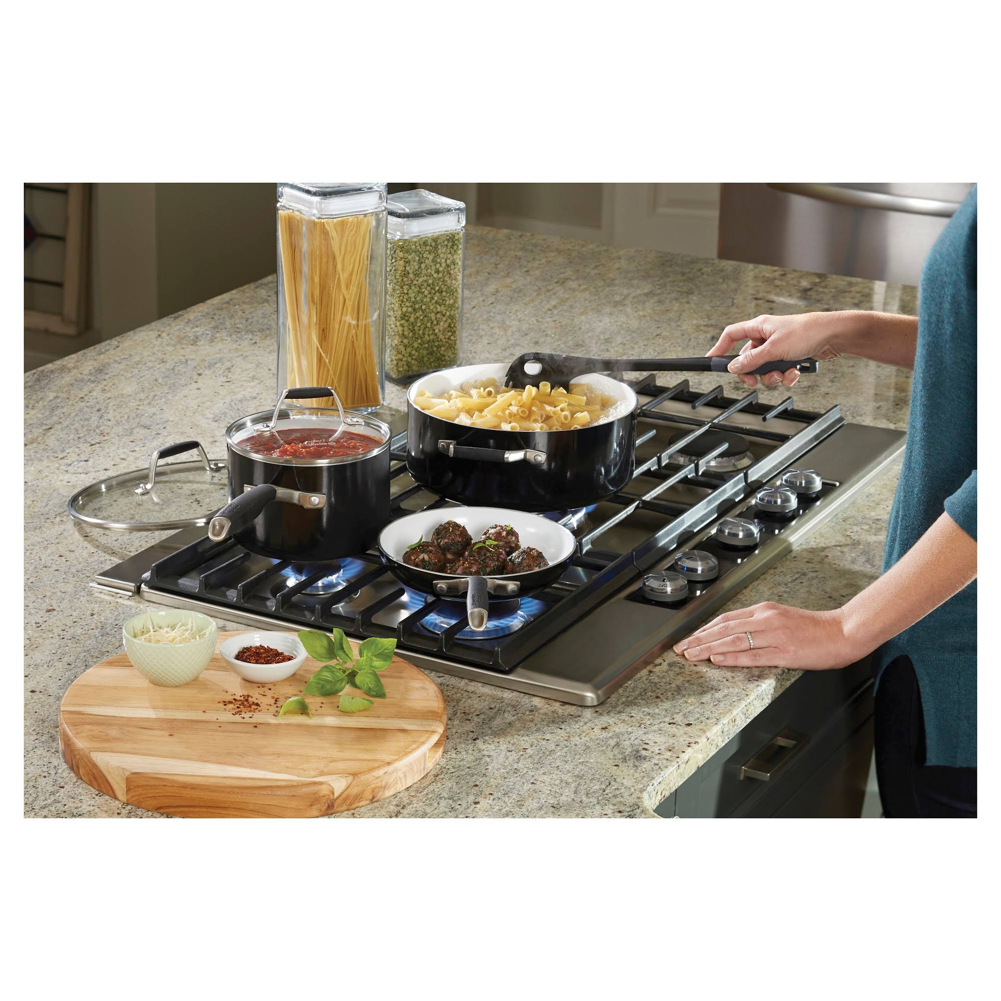 Calphalon Select 8-Piece Ceramic Cookware Set