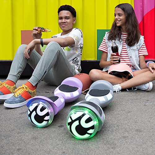 Jetson All Terrain Hoverboard with LED Lights, LED Light-up Wheels, Self-Balancing Hoverboard with Active Balance Technology, Ages 12+