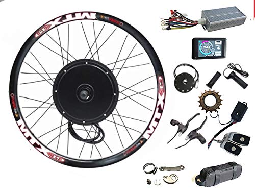 NBPOWER 135mm dropouts e-Bike kit 48V-72V 3000w e Bike Conversion Kit 100km/h Speed,3000W ebiken kit with Alarm Lock