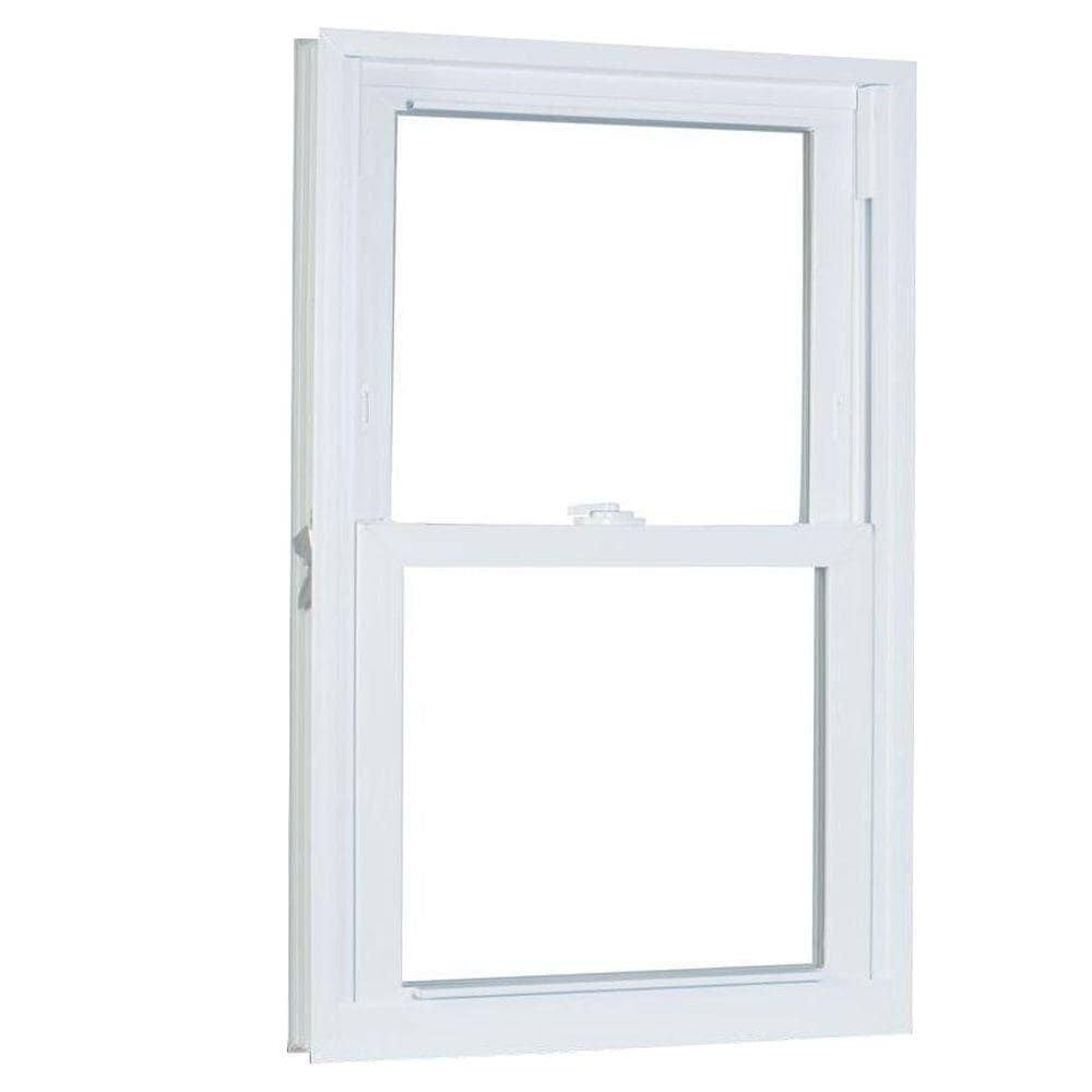 American Craftsman 33.75 in. x 65.25 in. 70 Series Double Hung Buck Pro Vinyl Window - White 3466786