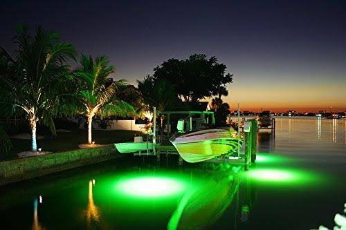 Deep Glow Green Underwater Light for Salt or Freshwater
