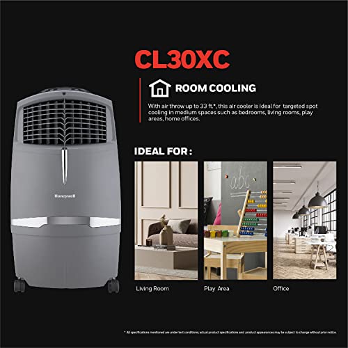 Honeywell 525 CFM Indoor Portable Evaporative Cooler with Fan & Humidifier