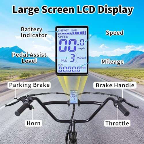 Electric Tricycle 20" 3 Wheels Electric Trike for Adults Women Men | Folding, Electric Bicycle Bikes, 350W, Step-Thru, Etrike, 374WH, Removable Battery, Large Basket