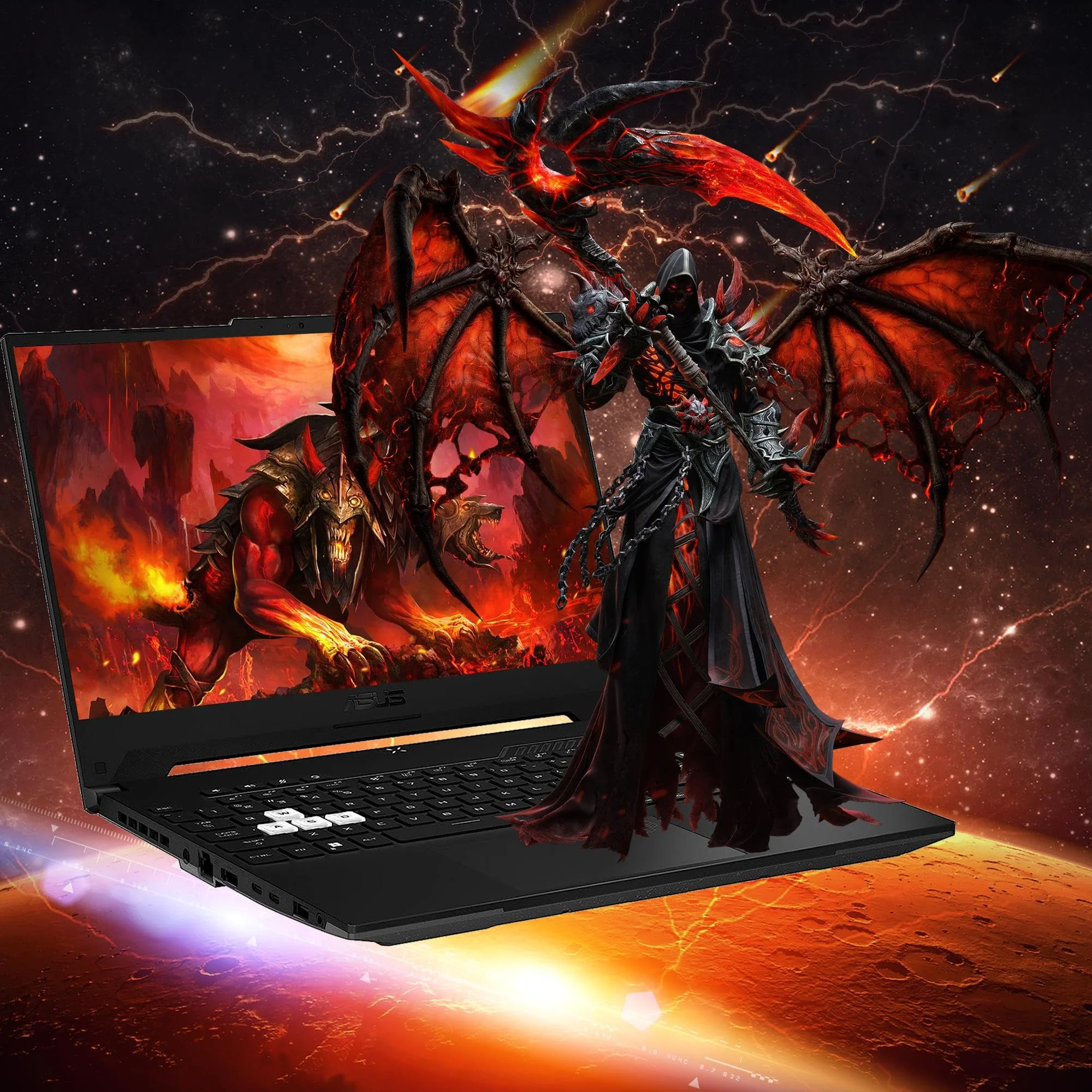 Asus 2022 TUF Dash 15.6'' 144Hz Gaming Laptop, Intel 12th Core i7-12650H, 32GB DDR5 RAM, 1TB PCIe SSD, NVIDIA GeForce RTX 3070 Graphics 8GB, Backlit Keyboard, Win 11 Pro, Black, (ASUS TUF)