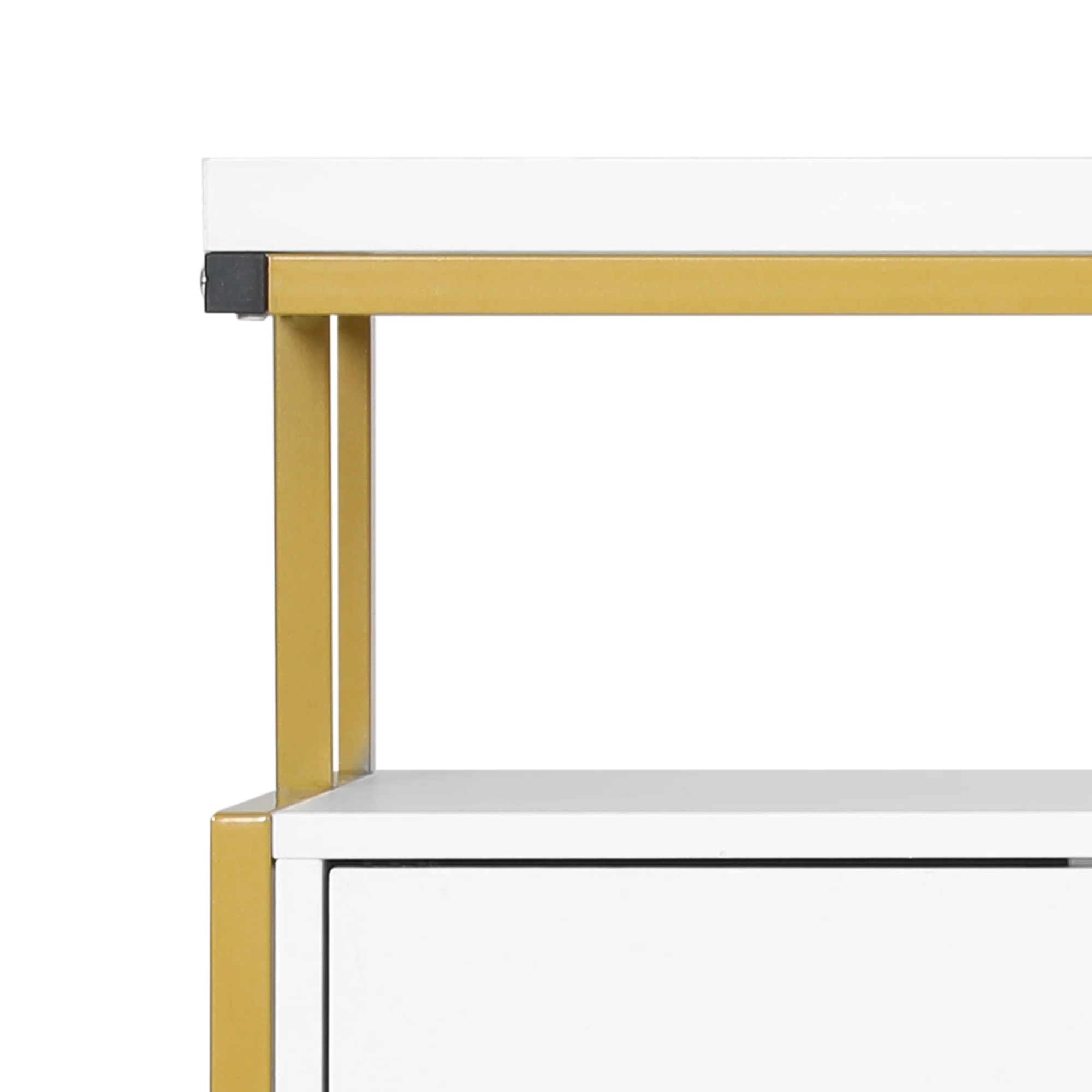 DWVO Wood File Cabinet with Charging Station, Rolling Lateral Filing Cart with Door & Printer Shelf for A4 Letter Size Files for Home Office, White