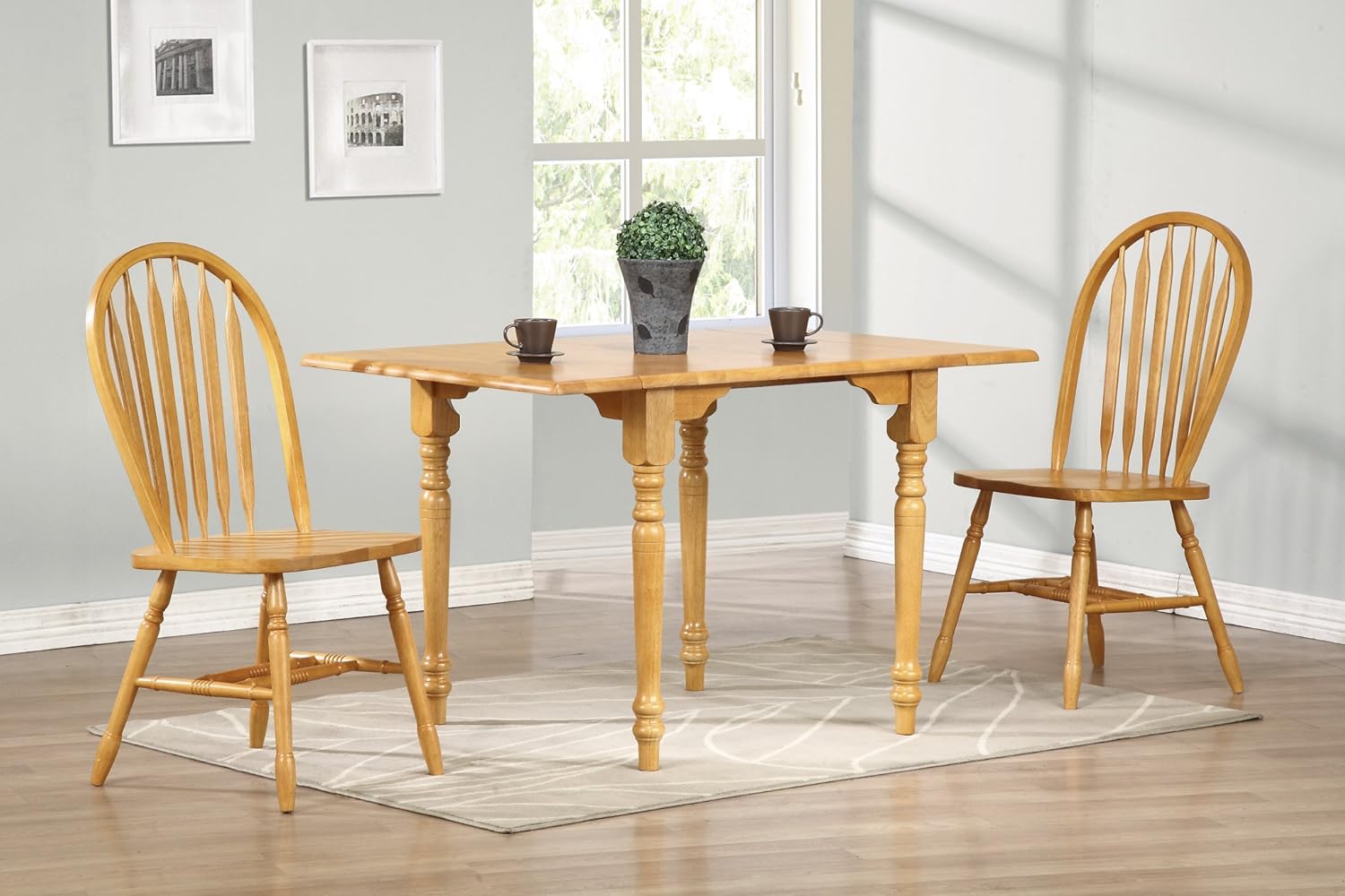 Sunset Trading Oak Selections Dining Chair, 38", Light Finish