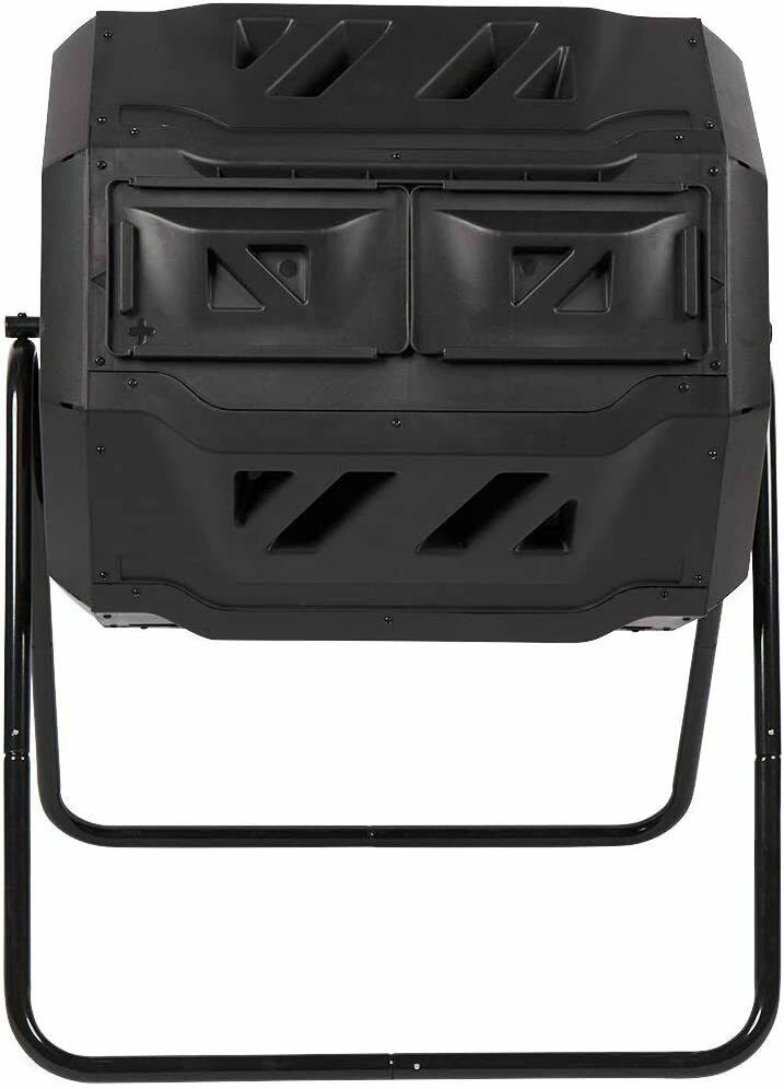 Homewell Rotary Garden Composting Tumbler 170L / 45-Gallon Compost Tumbling Capacity