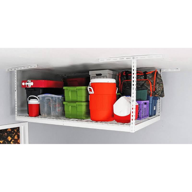 SafeRacks 4&x8& Overhead Garage Storage Rack