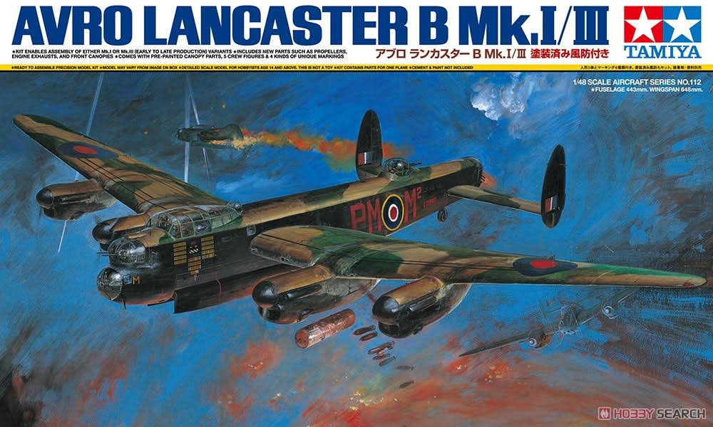 Tamiya 61112 Avro Lancaster B MK I-III