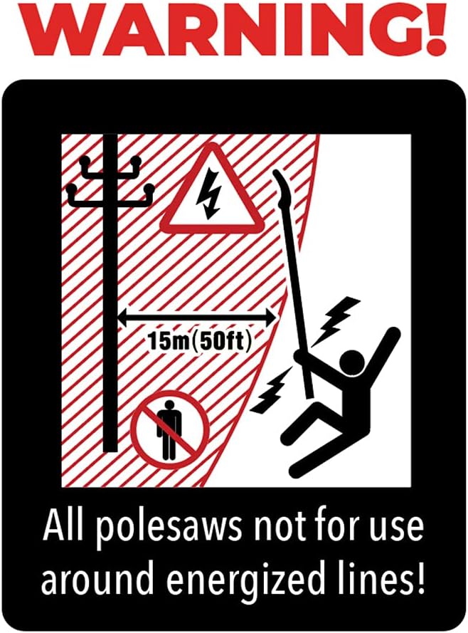 Notch 21' Sentei 4 Section Telescoping Aluminum Polesaw