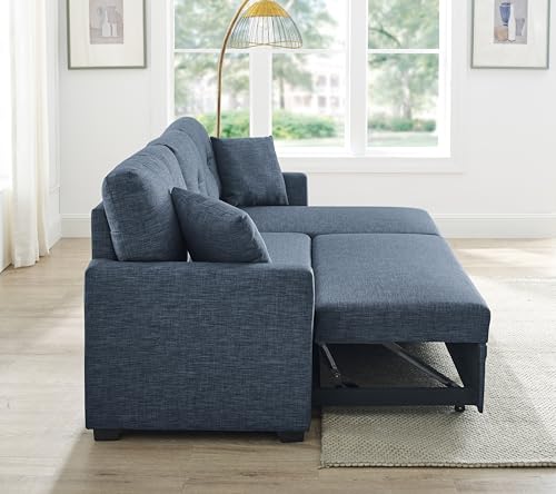 Oversized U-Shaped Sectional Sofa Couch Plush Corduroy Upholstered Modular Deep Seat Sofa&Couch Sectional W/Right Facing Chaise Lounge and 7 Toss Pillows for Home Apartment Living Room Furniture Sets