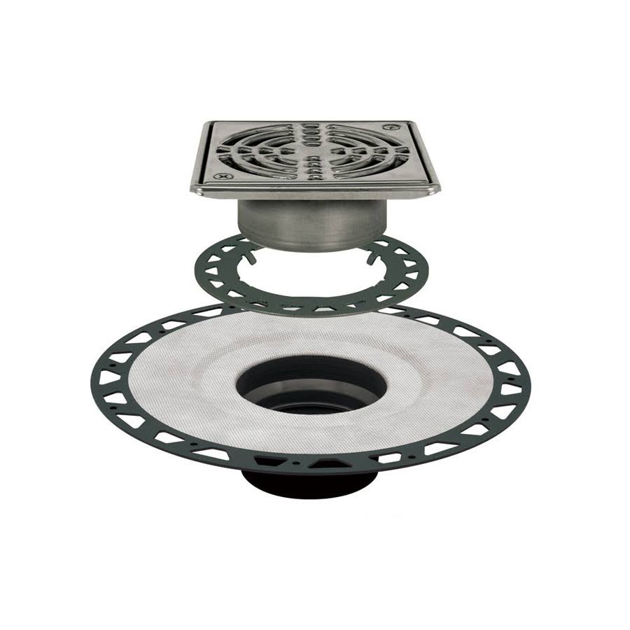 Schluter Systems Kerdi Stainless Steel Shower Drain Kd2/Abs/6E