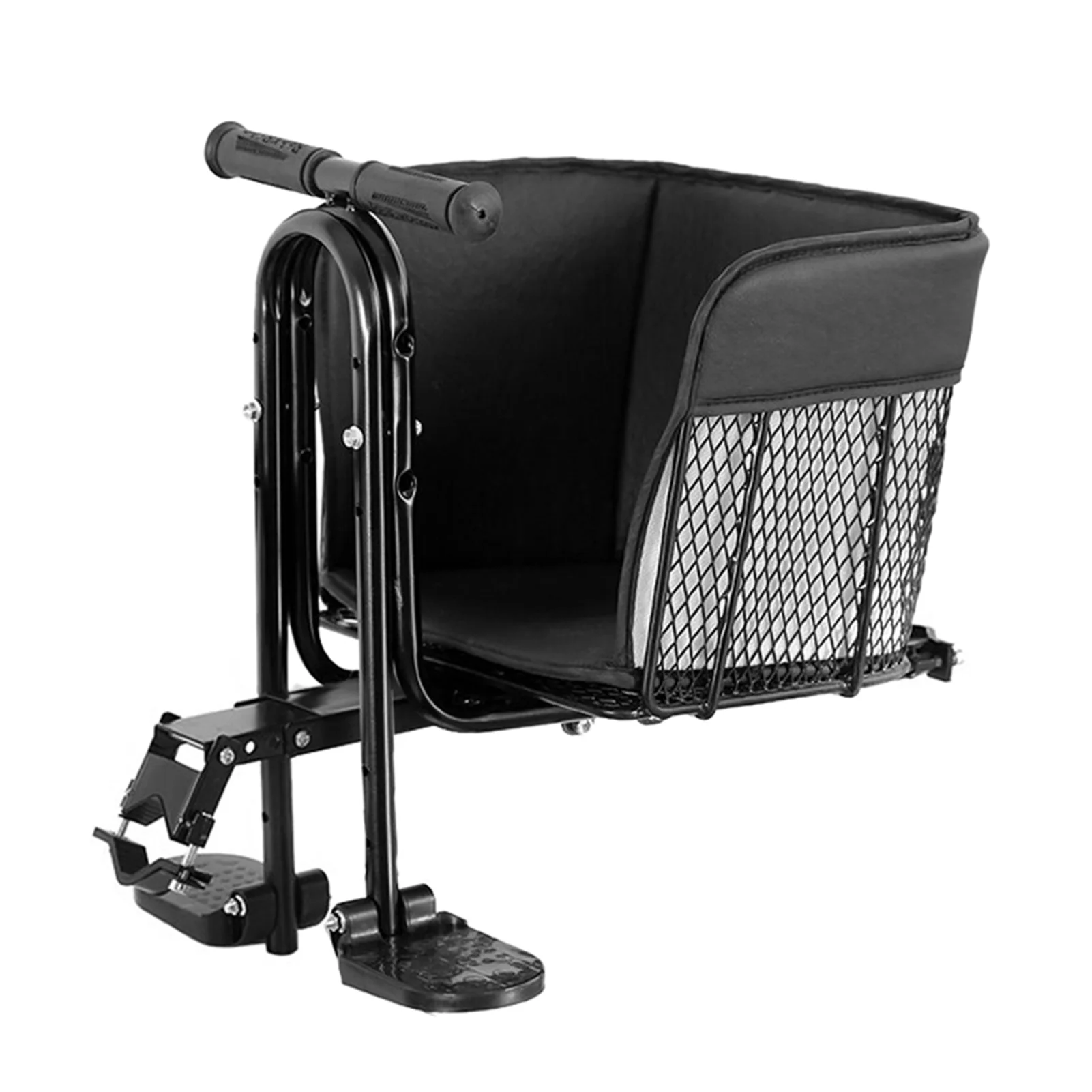Lixada Front Seat Child Safety Child Saddle with Pedals and Support for MTB Road Bike