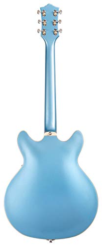 Guild Guitars Starfire I DC Semi-Hollow Body Electric Guitar, Pelham Blue, Double-Cut w/tremolo, Newark St. Collection