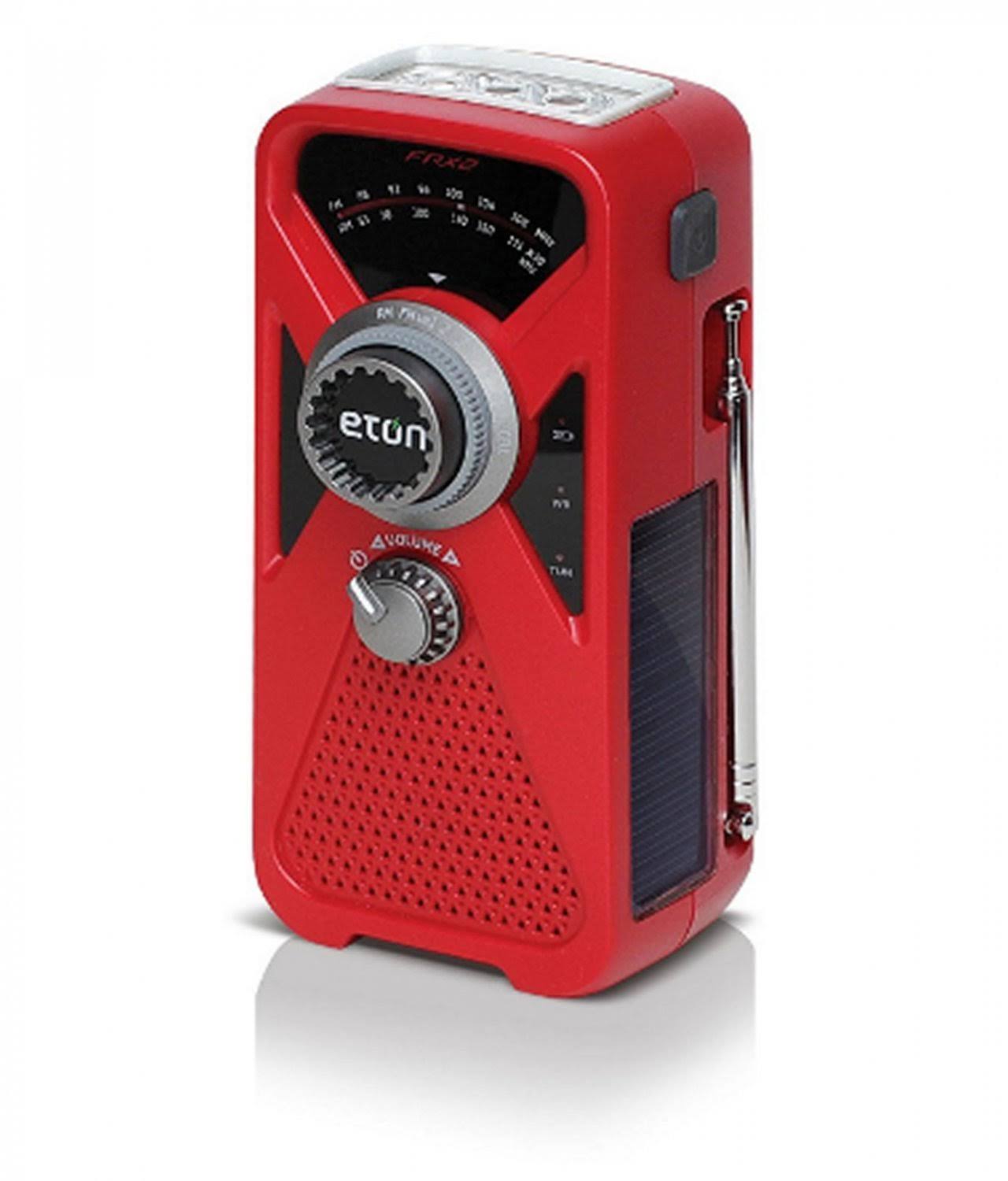 Eton American Red Cross FRX2 Multifunction Radio & Charger, Red