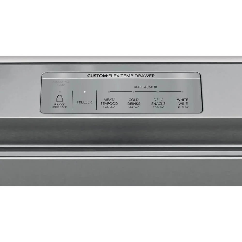 Frigidaire Professional PRMC2285AF 21.8 Cu. Ft. Stainless Counter Depth French Door Refrigerator