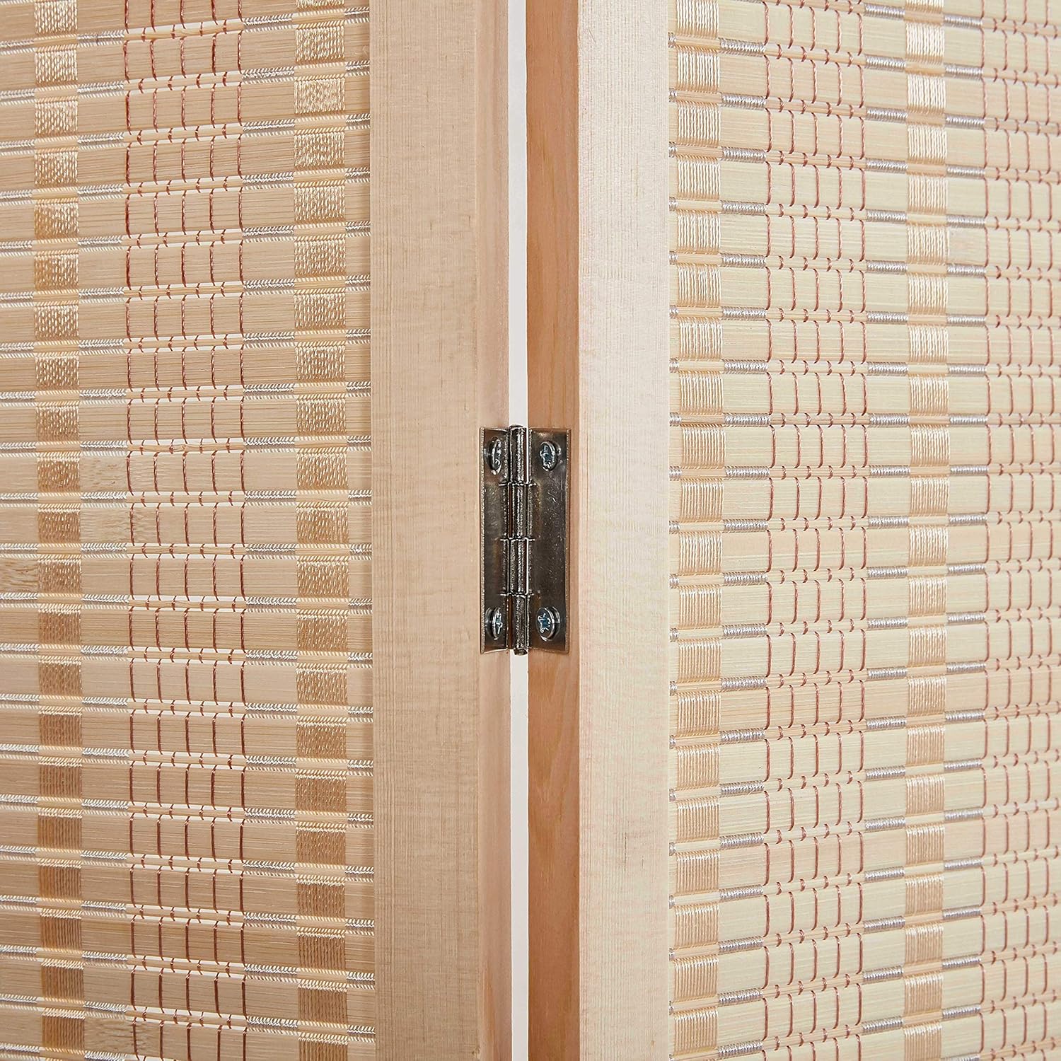 6 ft. Tall-Extra Wide, Bamboo Room Divider, 6 Panel Room Divider/Screen, Room Dividers and Folding Privacy Screens 6 Panel,Wall Divider,Room partitions/Separator/Dividers-Bamboo 6