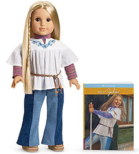 American Girl Julie 18 Doll & Book