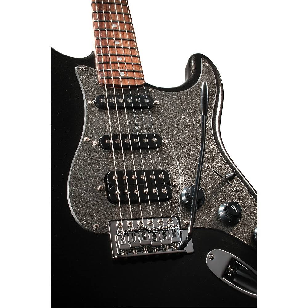 Squier Affinity Series Stratocaster HSS Electric Guitar Montego Black