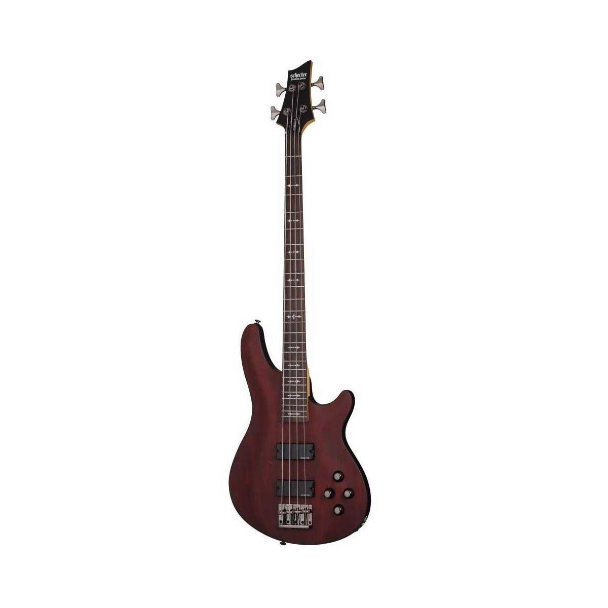 Schecter Omen-4 Electric Bass Guitar Walnut Satin