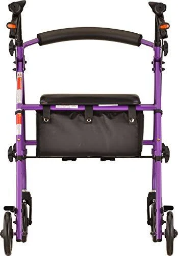 Nova Medical Products Journey Steel Rolling Walker Purple