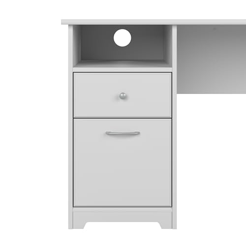 Bush Furniture Cabot 60W Computer Desk with Hutch and Drawers in Espresso Oak