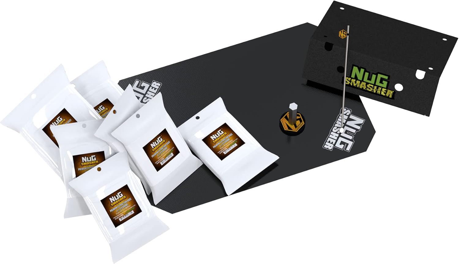 NS OG Basic Bundle Includes: OG, (7) Packs of Premium Press Bags, Silicone Mat, Magnet, and a Everything Tool."Rosin Made Simple"