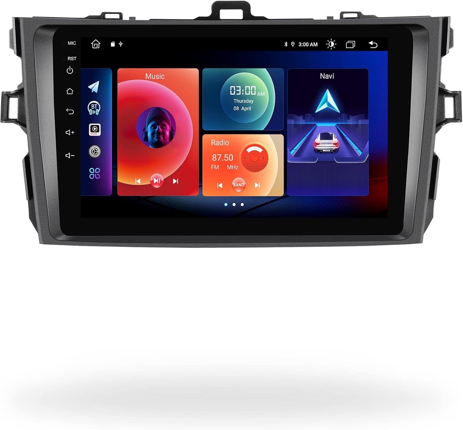 Roadanvi for Toyota Corolla 2019 2020 Car Stereo Radio for Car Navigation Carplay Android Auto Bluetooth 1280x720 IPS Touch Screen 4GB+64GB