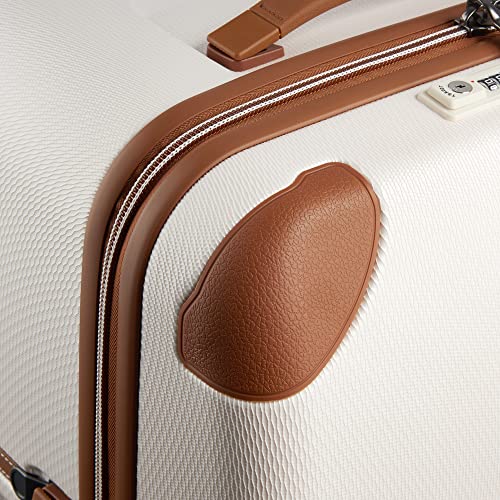 DELSEY PARIS Chatelet Air 2.0 Hardside Luggage with Spinner Wheels, Angora, Checked-Large 28 Inch