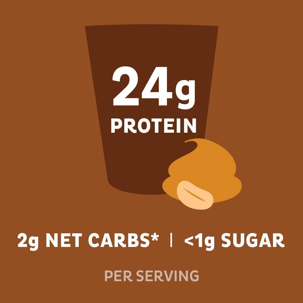 Quest Nutrition Peanut Butter Protein Powder, High Protein, Low Carb, Gluten Free, Soy Free, 48 Ounce (Pack of 1) Pack of 2