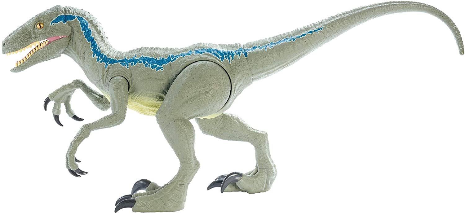 Jurassic World Super Colossal Velociraptor Blue