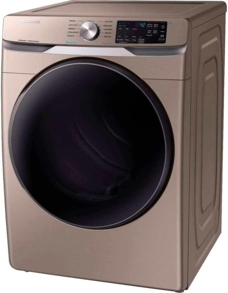 SAMSUNG DVG45R6100C 7.5 cu. ft. Gas Dryer with Steam Sanitize+ in Champagne