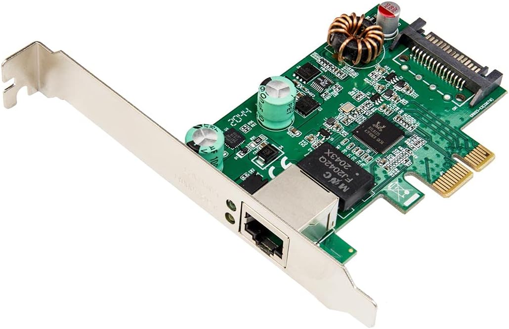 Dual 2.5 Gigabit Ethernet PCI-E Network Expansion Card RJ45 LAN Adapter Low Profile Bracket SD-PEX24066 Pack of 2
