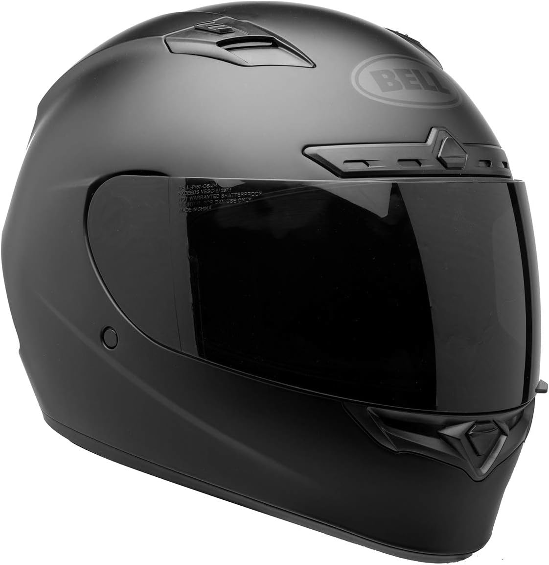 Bell Qualifier DLX Full-Face Blackout Helmet (Blackout Matte Black - Medium)