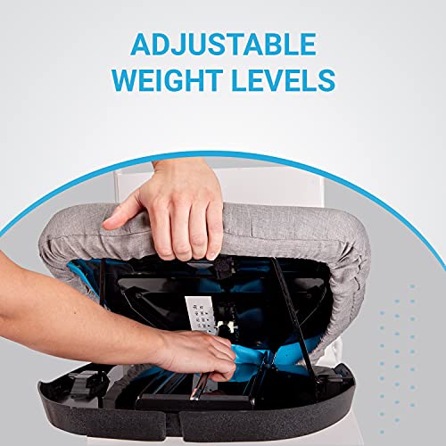 M PAIN MANAGEMENT TECHNOLOGIES Lift Assist Cushion for Elderly by Seat Boost, Portable Lifting Cushion Mobility Aid Non-Electric, Firm Memory Foam Support Up to 220 lbs