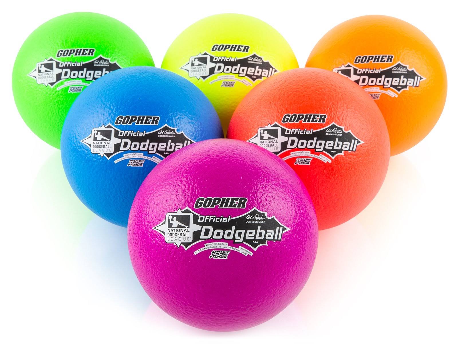ClassicCoat National Dodgeball League Dodgeballs - Red 6.3x22 Diameter