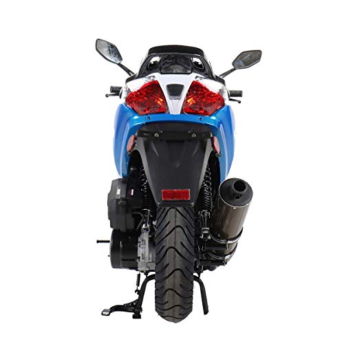 X-PRO 150cc Moped Street Gas Moped 150cc Adult Bike with 13" Aluminum Wheels! (Blue)