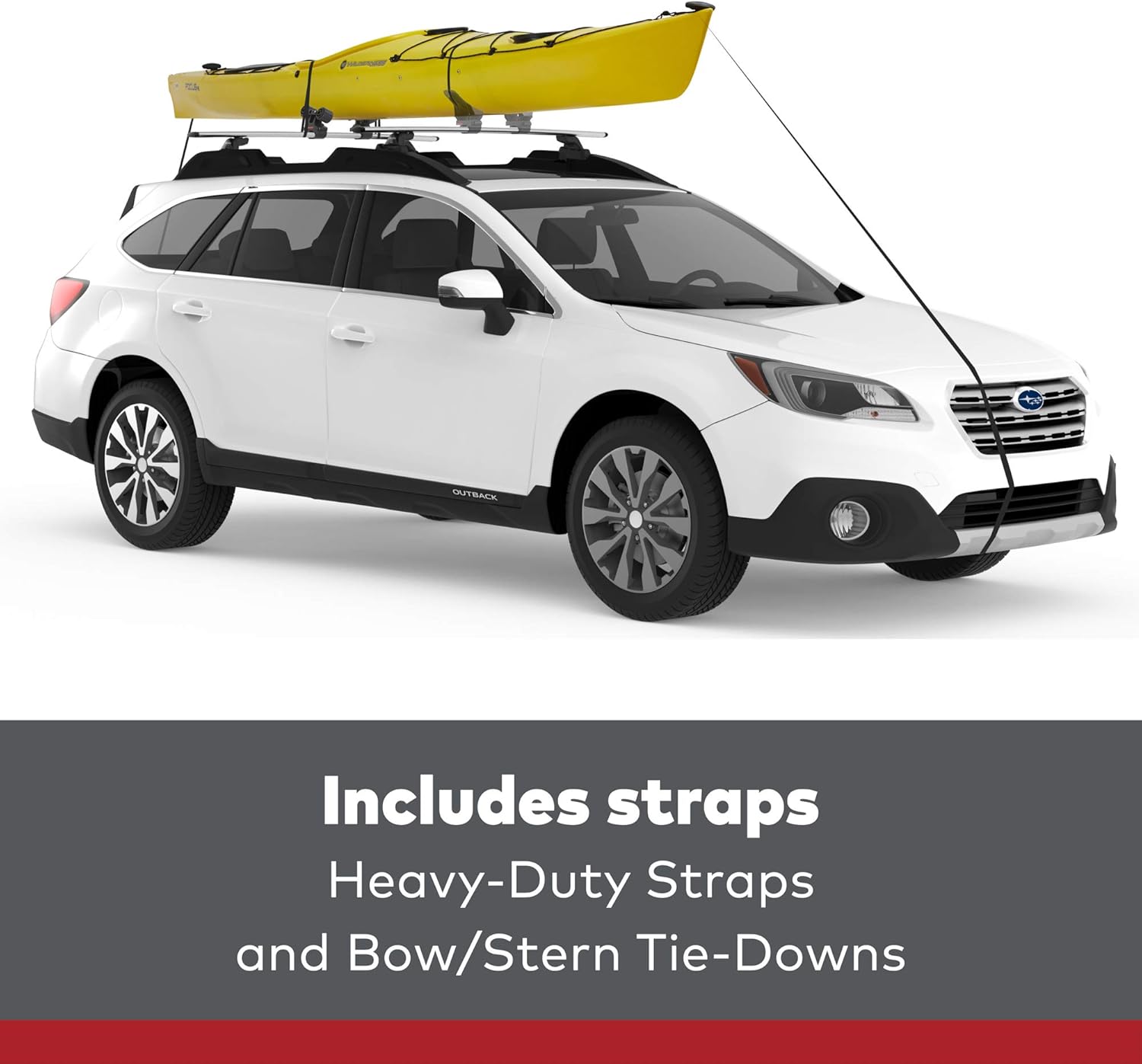 Yakima - HandRoll Rooftop Mounted Kayak Rack for Vehicles, One Set of Mounts