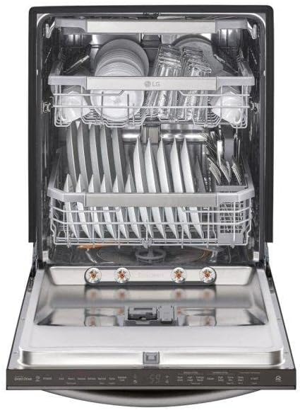 LG LDT7808BD 42dB Black Stainless Top Control Dishwasher