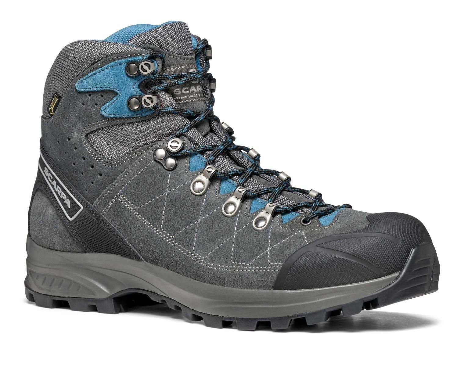 Scarpa Men&s Kailash Trek GTX, 45 / Shark Grey/Lake Blue